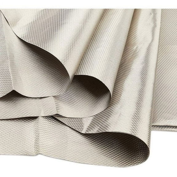 Protection Fabric EMI RF & RFID Shielding Nickel Copper Fabric 42.71x41.92 inch Faraday Fabric Shielding Rating from 10khz to 30Ghz