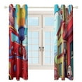 thumbnail image 3 of Fire Engine Car Truck Modern Window for Living Room Curtains for Child Bedroom Kitchen Decor Blinds Drapes, 3 of 7