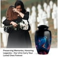 thumbnail image 7 of Falcon Small Urn For Human Ashes Keepsake, Cremation Urns For Human Ash, Urns For Human Ashes Adult Female, Burial Funeral Decorative Urn (Size 10 Inch 1 Pcs & 3 Inch 2 Pcs), 7 of 7
