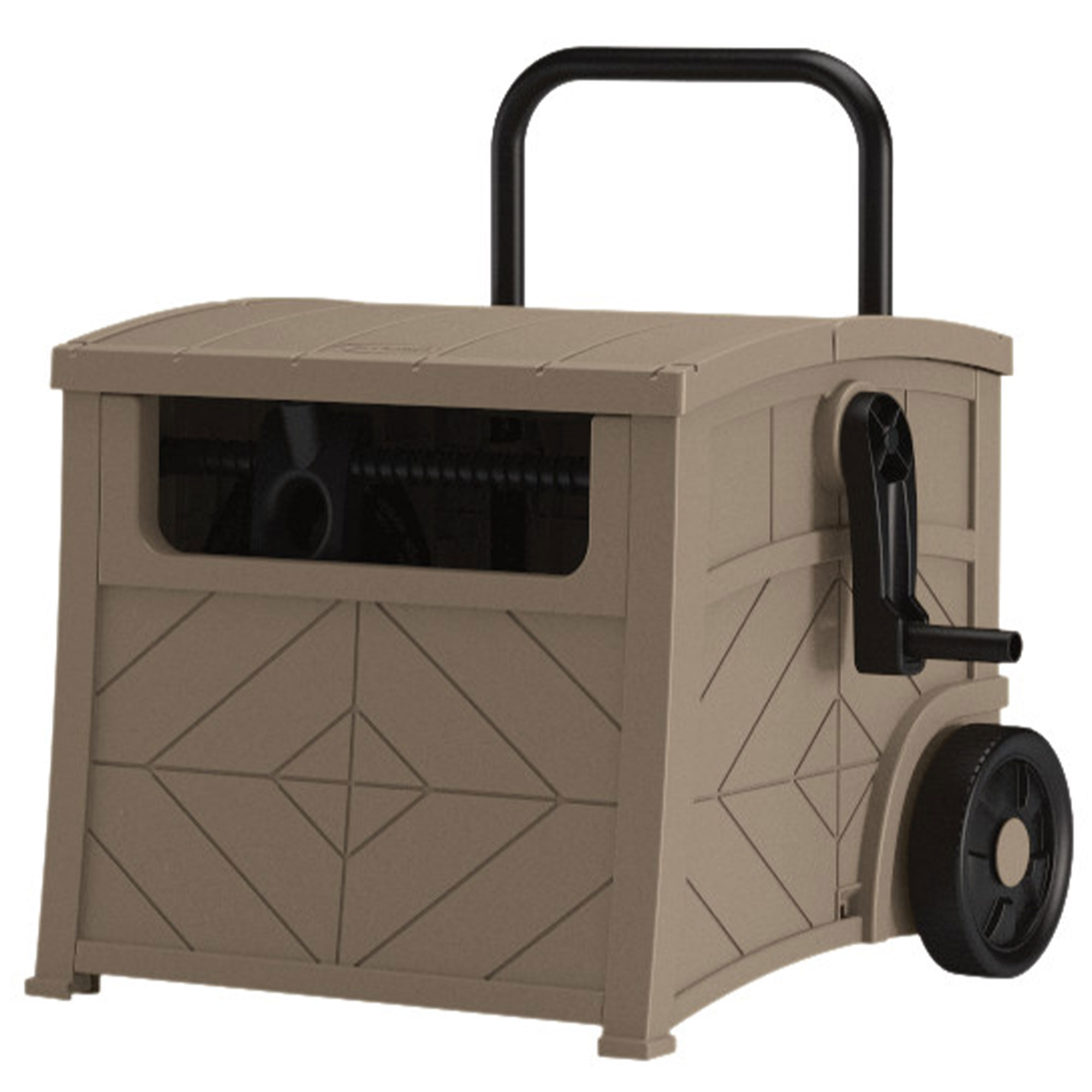 Suncast WST150 Free Standing Hideaway Hose Reel, Taupe, Hose 150' - image 2 of 7