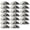 Silver, variant on 20Piece E Track Clips Cargo Anchors Fastening For Truck Trailers Cargo Tie Downs Transport Industry
