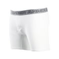 thumbnail image 4 of Under Armour Men's Charged Cotton Stretch 6" 3-Pk Boxerjock White/Red Large, 4 of 4
