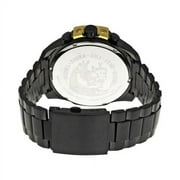 Diesel Mega Chief Mens Black Stainless Steel Quartz Watch DZ4479