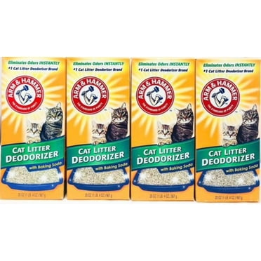 Arm Hammer Cat Litter Deodorizer With Baking Soda 20 oz. Each 4-Pack