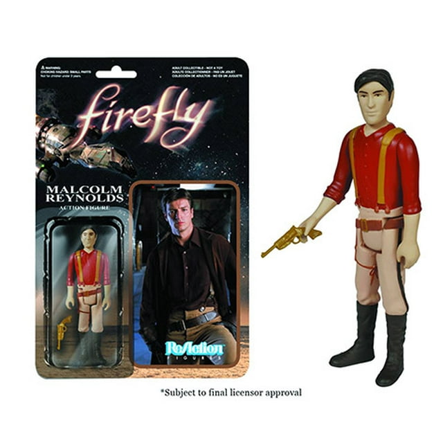 Firefly 3.75 Inch Action Figure ReAction Series - Malcolm Reynolds