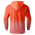 thumbnail image 3 of Caqnni Men's Tie Dye Hoodies Autumn Hooded Sweater New Large Basic Fashion Tie Dye Hoodies Sweatshirts Pullover for Fall and Winter (3XL,Orange), 3 of 5