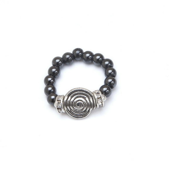 MagneHealth Metal Spiral Magnetic Ring Size M