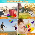 thumbnail image 3 of Push Bubble Pop Among in Us Shape Autism Sensory Fidget, Office Bubble Popping Fidget Stress Relief and Anti-Anxiety Tools for Kids and Adult (Rainbow), 3 of 5