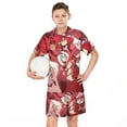 thumbnail image 6 of Boys Hazbin Hotel Short Sleeve Mesh T-Shirt And Shorts Outfit Set Summer Clothes Set for Kids, 6 of 7