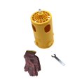 thumbnail image 4 of 4x Trilladora de Tiras de Maíz, Máquina Descascaradora de Maíz con Guantes para Maíz Manual en La Herramienta de Tiras de Maíz COB para Granjas Domést 4 piezas, 4 of 10