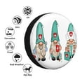 thumbnail image 4 of Fotbe Guomei doctor Pattern Spare Tire Cover Thickening Universal Fit for Jeep, Trailer, RV, SUV, Truck, Tough Tire Wheel Soft Cover-15 inch, 4 of 6