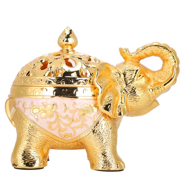Ornement d'Aromathérapie, Brûleur d'Encens en Forme d'Éléphant
