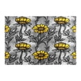 thumbnail image 3 of Yellow Flower Sketch Reversible Placemat Non Slip Coffee Mat 18x12 Inch for Dining, Kitchen, Coffee, 3 of 9