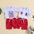 thumbnail image 2 of YUEHUA 2 T Boys Clothing Sets Summer Lightweight Elastic Waist Shorts Excavator Pattern Breathable Shirt Shorts Set 2pcs Boys Clothing Sets, 2 of 7