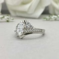 thumbnail image 4 of HeartsAndYou 2.7ct Engagement Ring for Women Marquise Cut Moissanite Bypass Cocktail 18k White Gold over Silver, 4 of 8