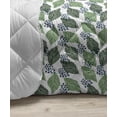 thumbnail image 3 of Nature Down Alternative Comforter, Summer Jungle Foliage Exotic Plants and Branchy Leaves Beach Botany, Microfiber Quilt for All Season, 5 Sizes, Turquoise and Dark Teal, by Ambesonne, 3 of 3