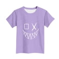 thumbnail image 5 of ATOGUTA School Shirt Boy Kids Summer Crewneck Tops Basic Tees Purple, Size 3T-16, 5 of 5