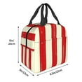 thumbnail image 3 of Honeii America Flags2 Print Lunch Bag Women, Lunch Box Lunch Bag for Women Adult Men, Small Leakproof Cute Lunch Tote Large Capacity Reusable, 3 of 8