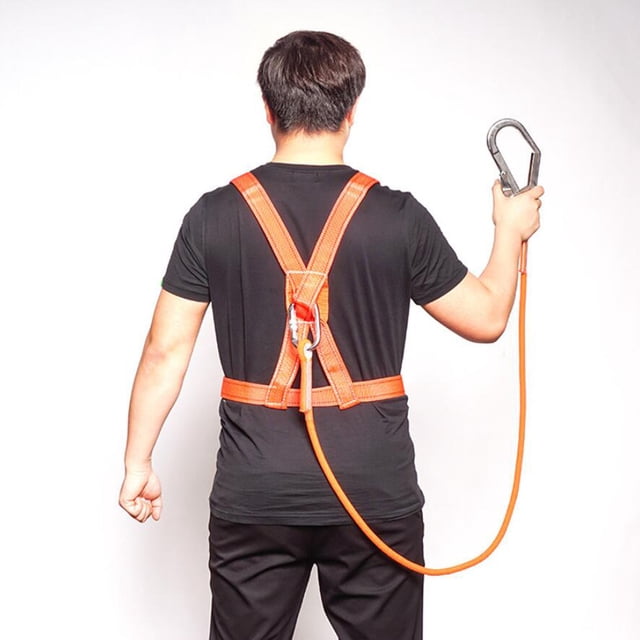 Escalada En Roca Seguridad Acollador Protección Contra Caídas Amortiguador Construcción Arborista Techos Conector De Rápido - L