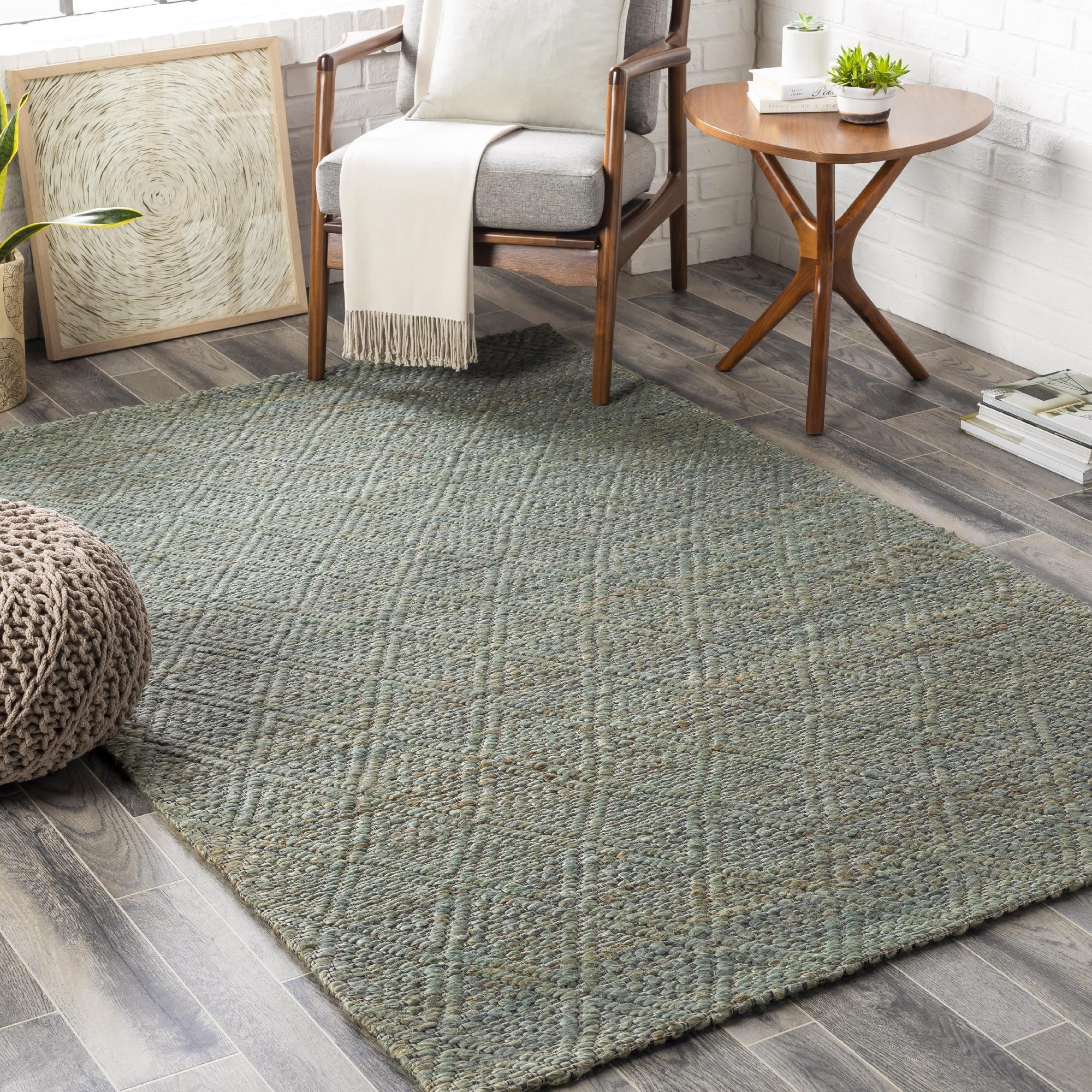Mark&Day Area Rugs, 8x10 Ewer Modern Green Area Rug (8' x 10')
