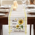 thumbnail image 3 of Table Runners 72 Inches Long Dress Scarves, Sunflower Farmhouse Kitchen/Dining Table Runner, Coffee Tablerunners, Vintage Botanical 14x72 Inch, 3 of 9