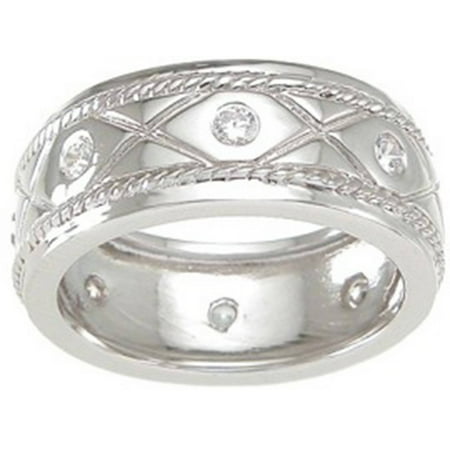 925 Sterling Silver Men's Wedding Band