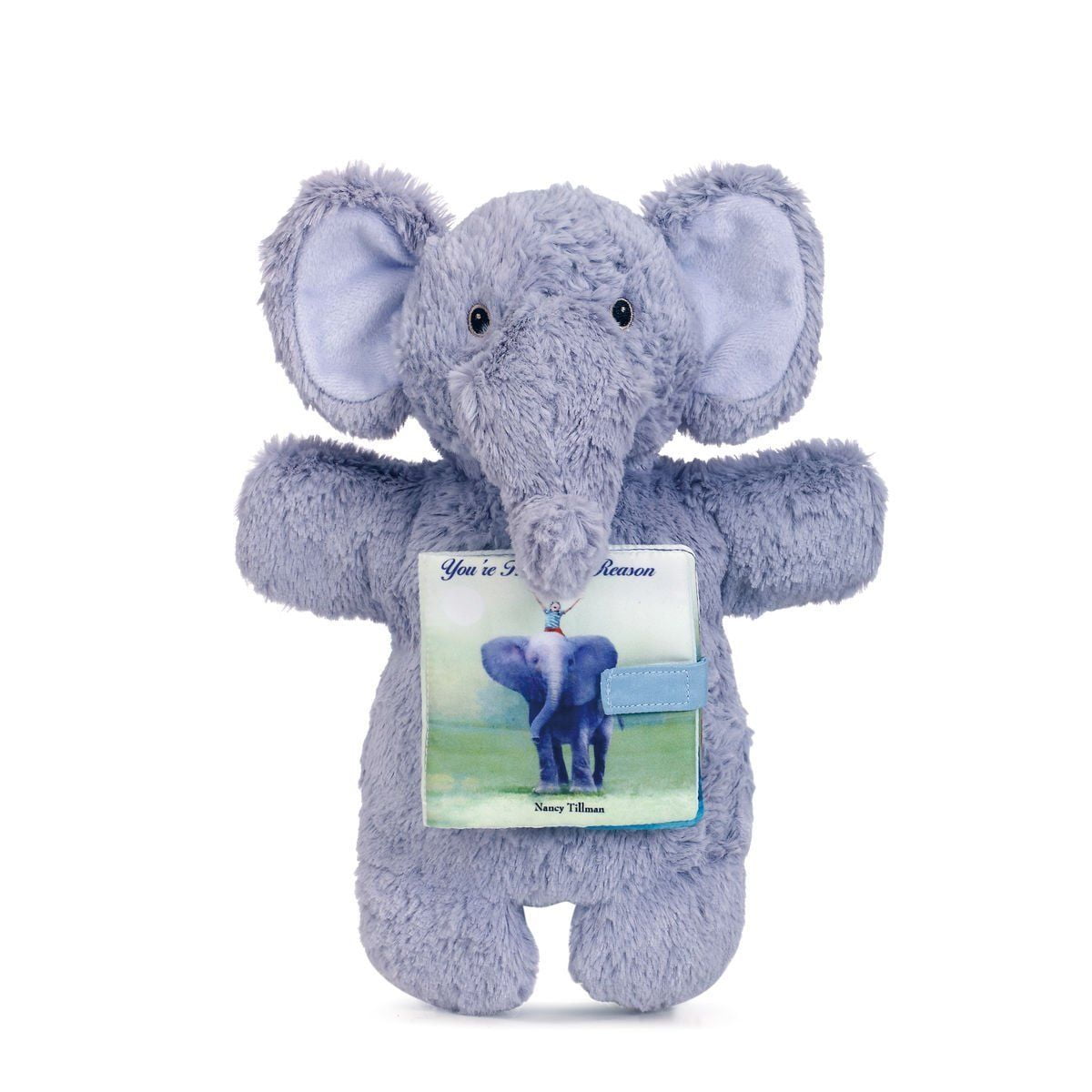 You're Here For Reason Puppet 9.5 inch with Book Stuffed Animal by Nat & Jules - Walmart.com