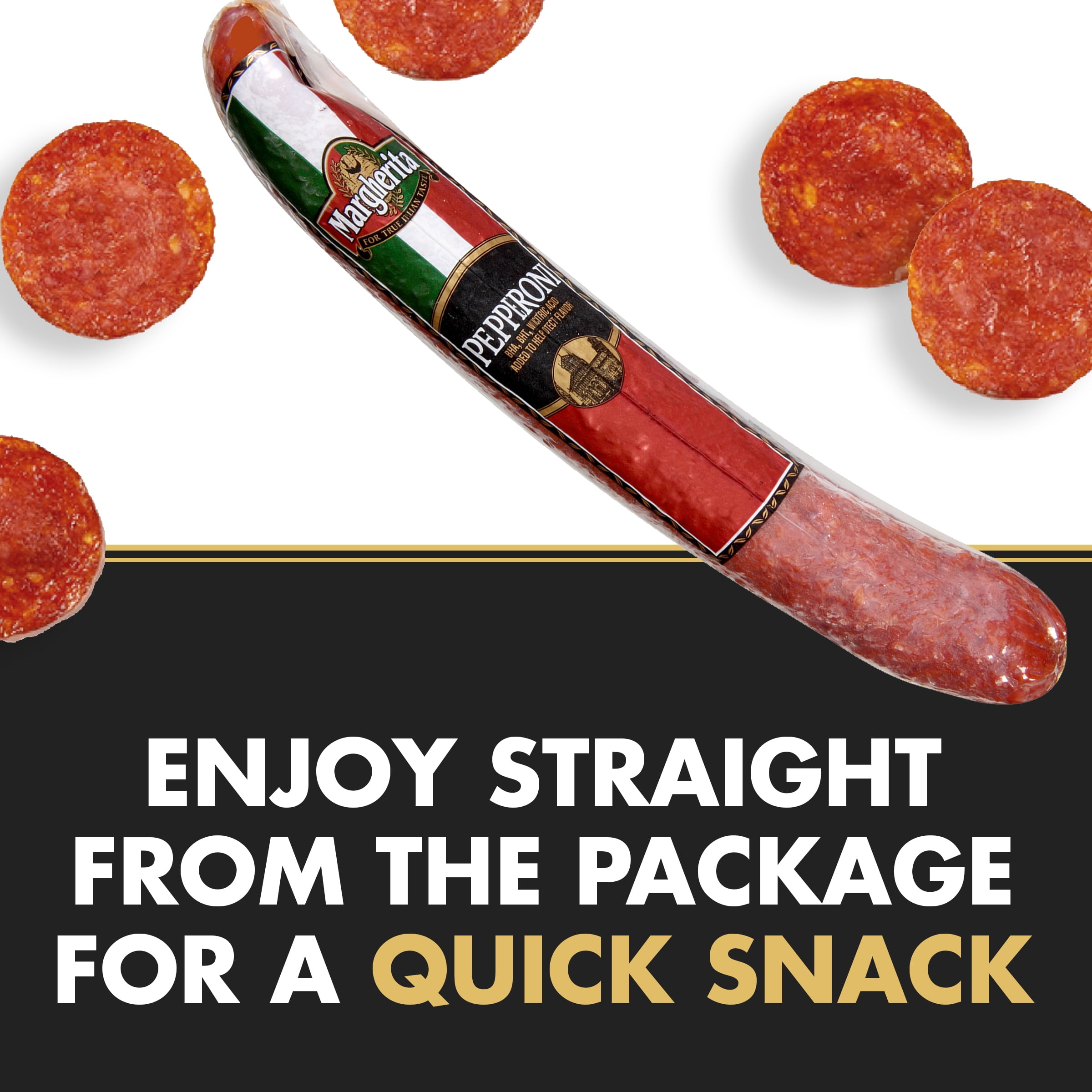Margherita Pepperoni Log, 8 oz