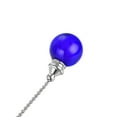 thumbnail image 3 of Uxcell Ceiling Fan Pull Chain, 20" Fan Pull Chain Ornament Extension Crystal Ball Pendant Blue, 3 of 6