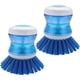 thumbnail image 1 of Cepillo de palma de dispensación de jabón, cepillo de cocina compatible con la limpieza del fregadero de la olla, P brand modelStyleType, 1 of 2