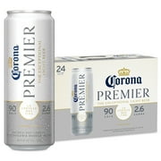 Corona Premier Mexican Lager Import Light Beer, 24 Pack, 12 fl oz Aluminum Cans, 4% ABV