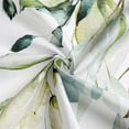 thumbnail image 4 of Small Stall Shower Curtain 36 x 72, Narrow Half Sage Green Floral Fabric Shower Curtain, Watercolor Plant Eucalyptus Leaves Bathroom Curtains Shower Set with Hooks, 4 of 5