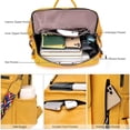 thumbnail image 4 of Dora & Liz Mochila para mujer Monedero Mochila de cuero Monedero para mujer Mochila de moda de viaje Bolsos de hombro de diseñador para mujer, 4 of 5