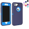 thumbnail image 1 of Entronix Funda Resistente para iPhone 7/8, Triple Capa, Resistente a Golpes y Caídas, Color Azul, 1 of 6