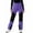 Purple, variant on Moxiu Children's Colorblock Snow Pants Fleece Lined Insulated Waterproof Ski Snowboard Outdoor Hiking Warm Winter Snowsuit Pants Hot Pink,10 Years