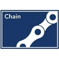 thumbnail image 3 of Chamberlain 7708CB-P Chain Drive Rail Extension Kit for 8 Foot High Garage Doors, 3 of 6