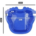 thumbnail image 2 of Blue Footbath with Non-slip Bottom and Ladder Hook for Above Ground Pool, 2 of 5
