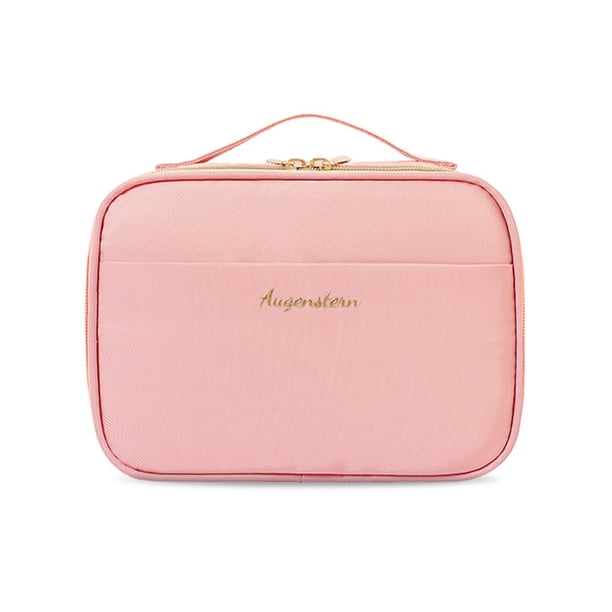 Bolsa de cosméticos a prueba de agua Girls Toalla de toalla de aseo Dispensador Dispensador Oficina Maquillaje Holder Hogar Organizador de vacaciones Rosa Vogacara HA010958-02