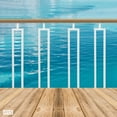 thumbnail image 5 of Premium Stair Railing Posts (4pcs), 100cm Iron Posts with Baked Paint, 180° Adjustable Top Bracket, Easy-Clean Surface, Suitable for Mobility-Impaired Users/Deck/Balcony, 5 of 17