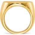 thumbnail image 2 of 10K Yellow Gold 21.0X21.5Mm Closed Back Mens Signet Ringsize 10 (Width 6 To 21.5) - Jbsp, 2 of 5