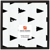 Craig Frames Farmhouse Essentials Tall, 12x12 inch Picture Frame, Black