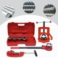 thumbnail image 2 of MONIPA Threader Ratchet Type Pipe Cutter Threading Tool w/5Dies Set 1/2" Up to 2" BSPT, 2 of 13