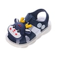 thumbnail image 6 of REDARER Toddler Kids Bunny 3D Cartoon Closed Toe Sandals Non- First Walker Shoes for Girls Summer,6, 6 of 7