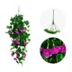 thumbnail image 4 of 9 Forked Imitation Morning Wall Hanging Trumpet Flower Imitation Flower Rattan Decorative Flower Chlorophytum Comosum, 4 of 5