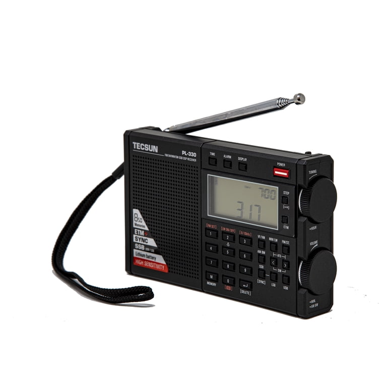 Tecsun PL330 Portable AM FM Shortwave Radio with SSB, Synchronous