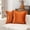BurntOrange, variant on Decorative Throw Pillow Covers 18x18 Set of 2 Couch Soft Velvet Designs with Scallop Edging for Bed Indoors Mix and Match for Home Decor,Pink
