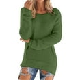 thumbnail image 1 of Chandail pour Femmes Chandail Décontracté à Manches Longues Chandail-Over Blouse, Chandail pour Femmes G, 1 of 5