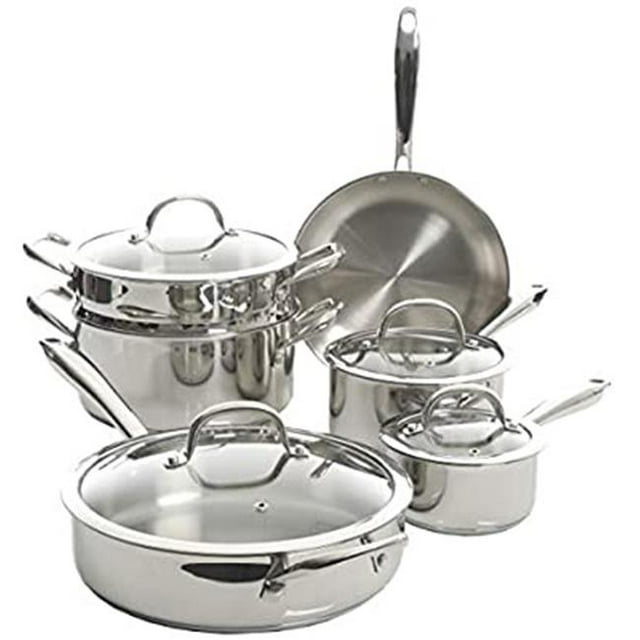 Ensemble de Batterie de Cuisine à Induction - 10 Pcs