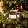 thumbnail image 2 of Decoraciones Del Árbol de Navidad, Lindo Perro Colgante de Vacaciones Acrílico Hecho a Mano para el Coche Oficina en el Hogar, Adornos Personalizados Del Árbol de Navidad de Mascotas, 2 of 2