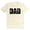 Black on Natural Shirt, variant on Dad Golfer Shirts for Men for Dad Gift and Father's Day T-Shirt Black on Natural Shirt Adult Large